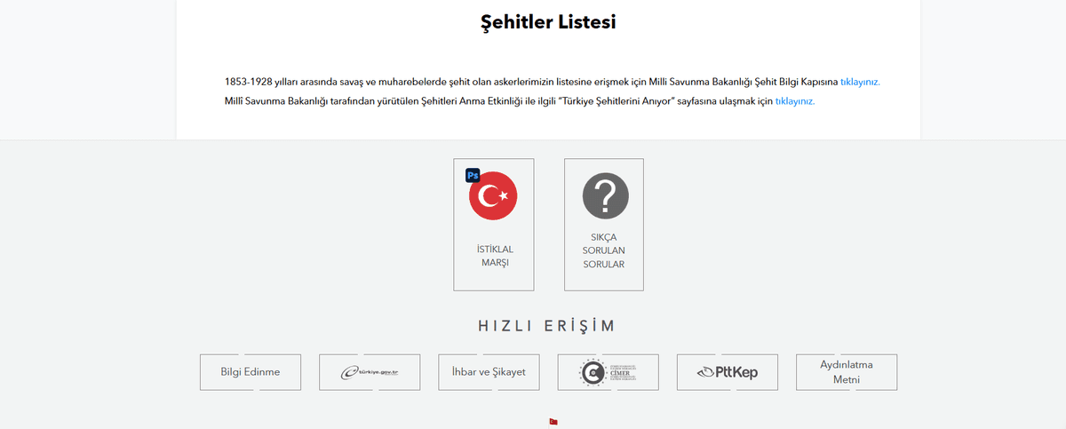 "Dedem nerede şehit oldu?": İşte MSB şehit bilgisi sorgulama ekranı